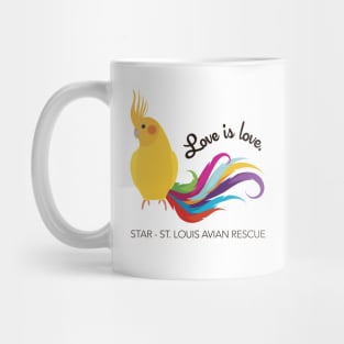 Cockatiel - Love is Love Mug